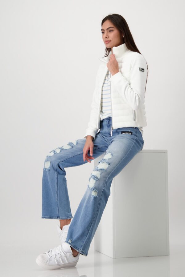 Top biela-pásikMonari