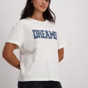 Tričko biela-vzor Monari