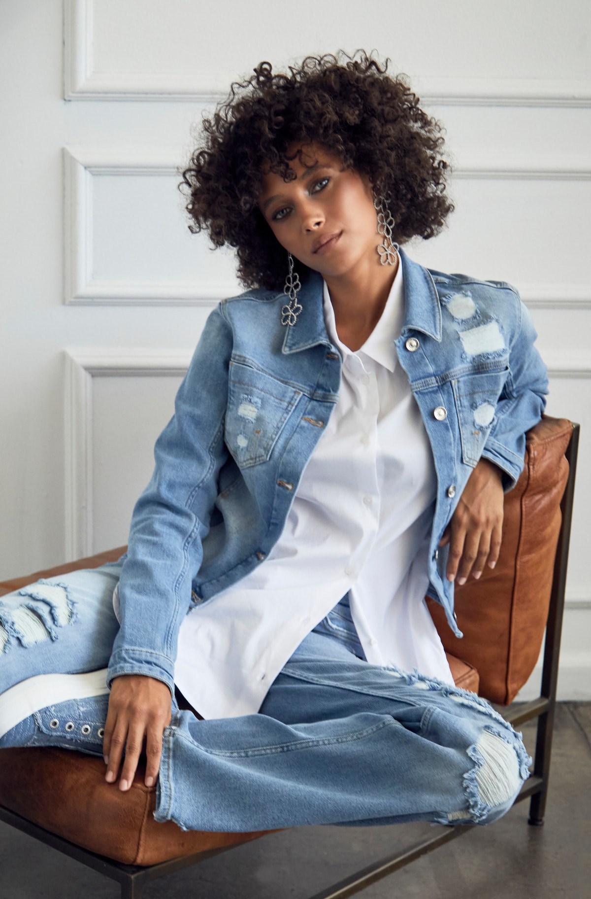 Bunda džínsová Monari