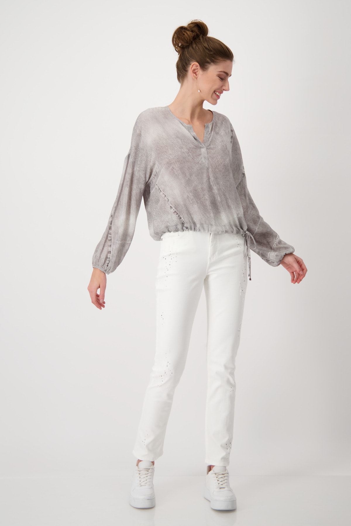 Blúzka sivá Monari