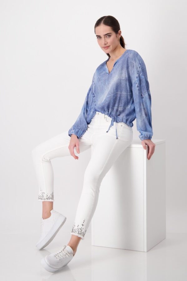 Blúzka modrá Monari