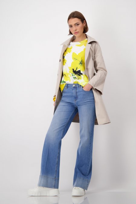 Tričko biela-vzor Monari