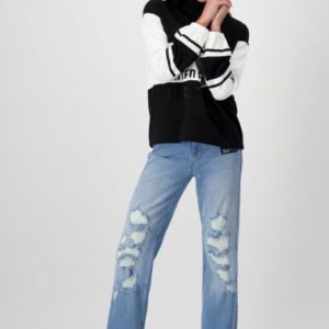 Mikina čierno-biela  Monari