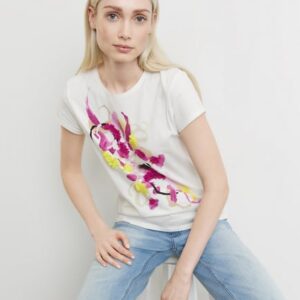 Top béžová- potlač Taifun