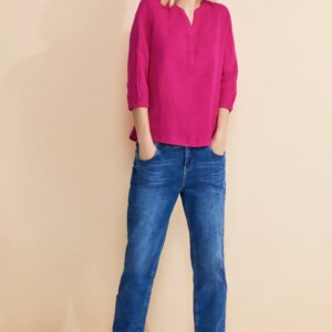 Blúzka ľan. ružová Street One