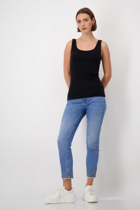 Tielko čierna Monari