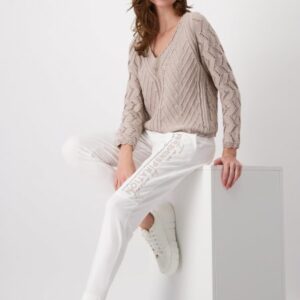 Pulóver béž Monari