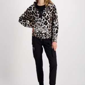 Mikina čierna-vzor Monari