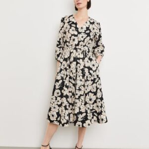 Šaty čierna-kvet Gerry Weber