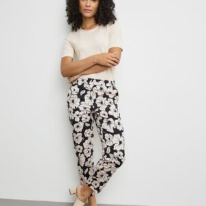 Nohavice čierna-kvet Gerry Weber