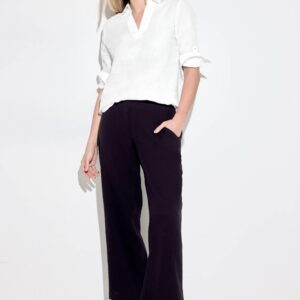 Blúzka ľan  biela Cecil