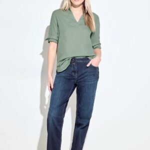 Blúzka ľan  sv.zelená Cecil