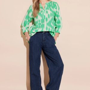 Blúzka zelená-vzor Street One