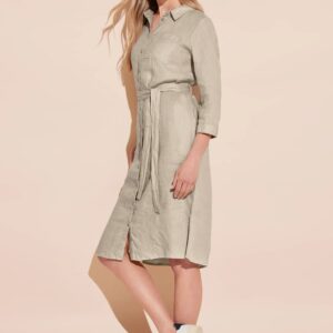 Šaty ľan pieskové Street One