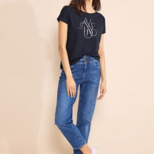 Top modrý-potlač Street One