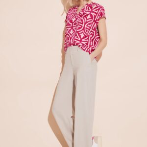 Blúzka ružová-vzor Street One