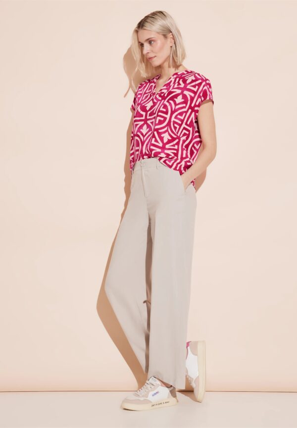 Blúzka ružová-vzor Street One