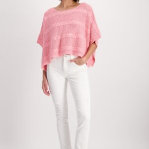 Pončo ružové Monari