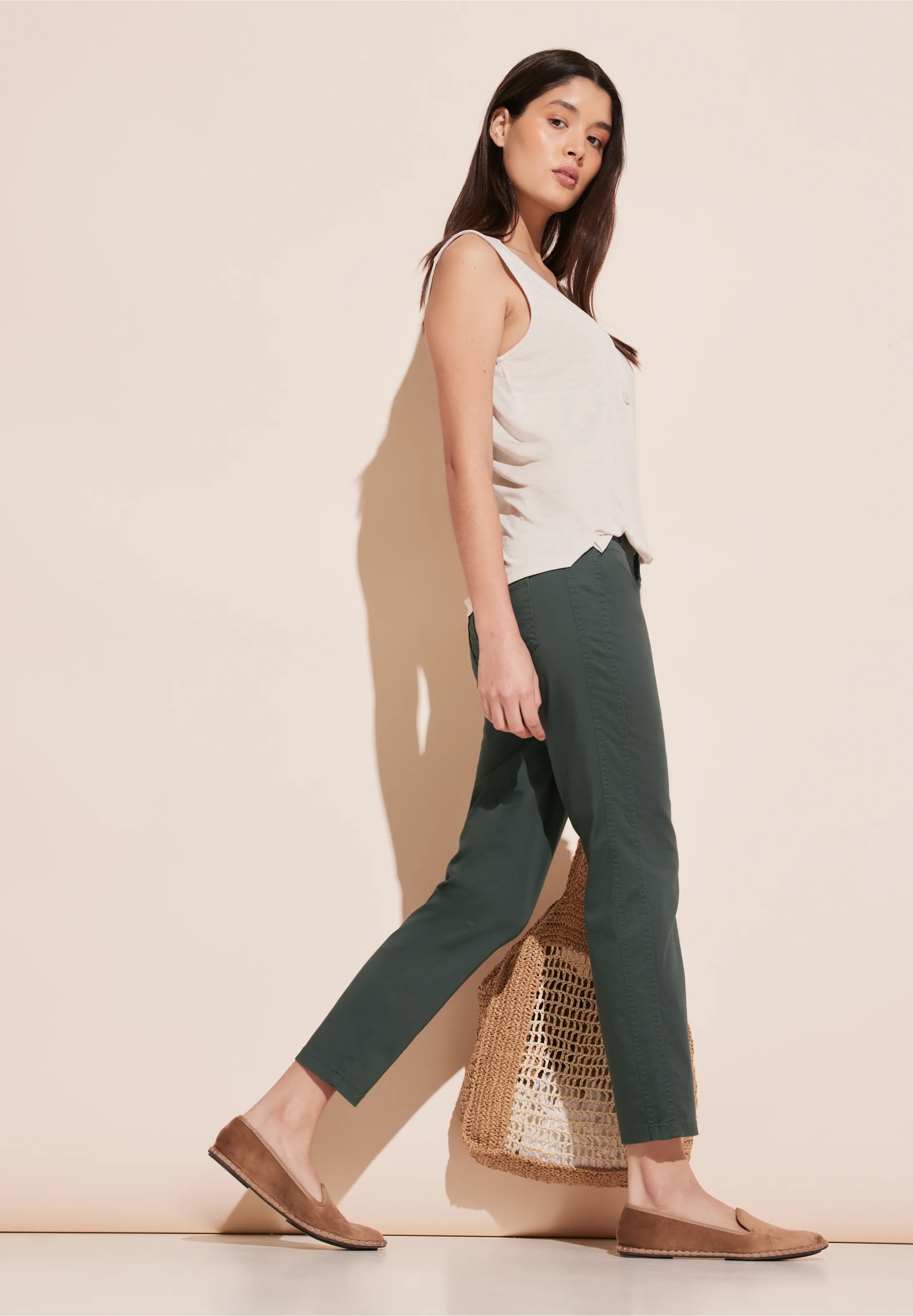 Nohavice khaki Street One