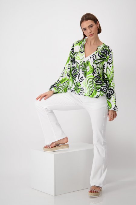 Blúzka zelená-vzor Monari