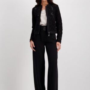 Bunda čierna Monari