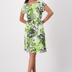 Šaty zelená vzor Monari