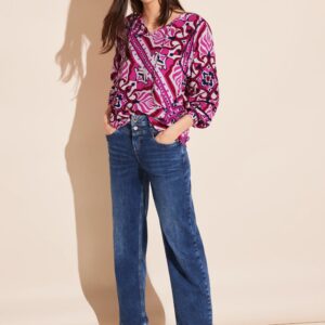 Blúzka ružová-vzor Street One