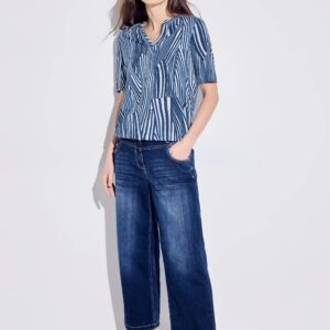 Tričko modrá-vzor Cecil