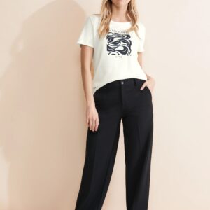 Tričko biela-potlač Street One