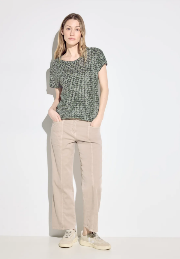 Top zelená-vzor Cecil