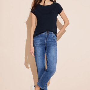 Tričko tm.modrá Street One