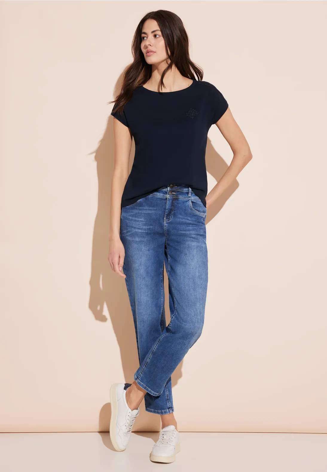 Tričko tm.modrá Street One