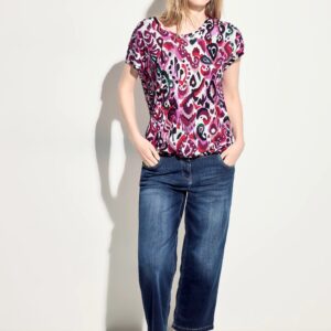 Tričko ružová-vzor Cecil