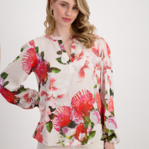 Blúzka biela-kvet Monari