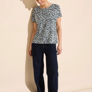 Top čierno-biely Street One