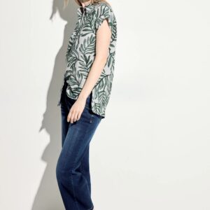 Blúzka khaki-vzor Cecil