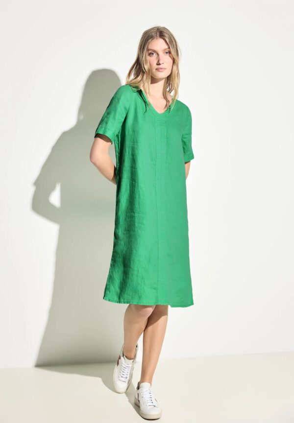 Šaty ľan zelené Cecil