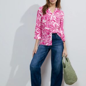 Blúza ružová-vzor Cecil