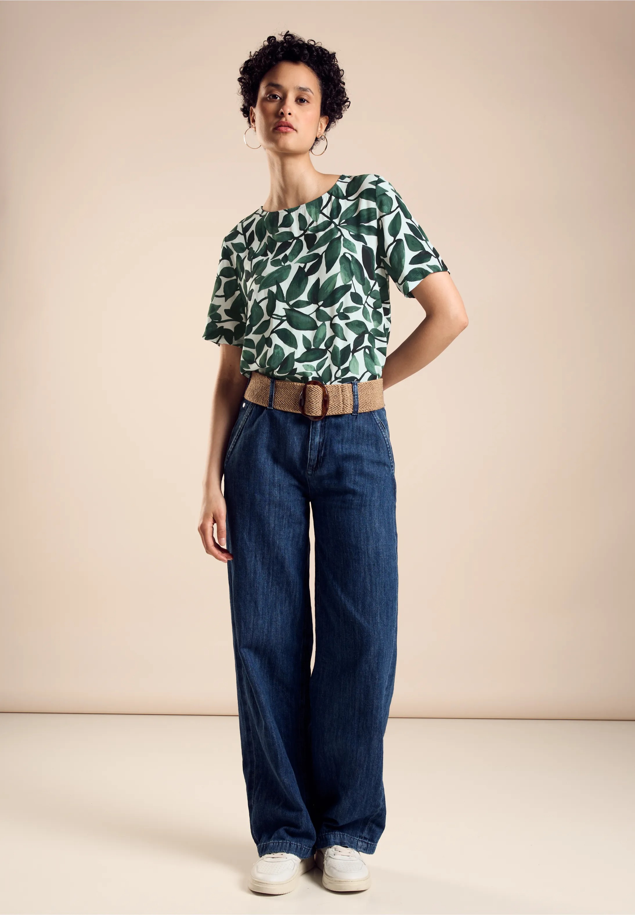 Top zelená-vzor Street One