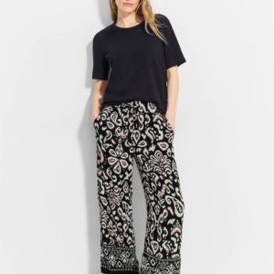 Nohavice čierna-vzor Cecil