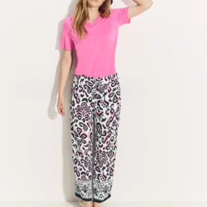 Nohavice biela-vzor  Cecil