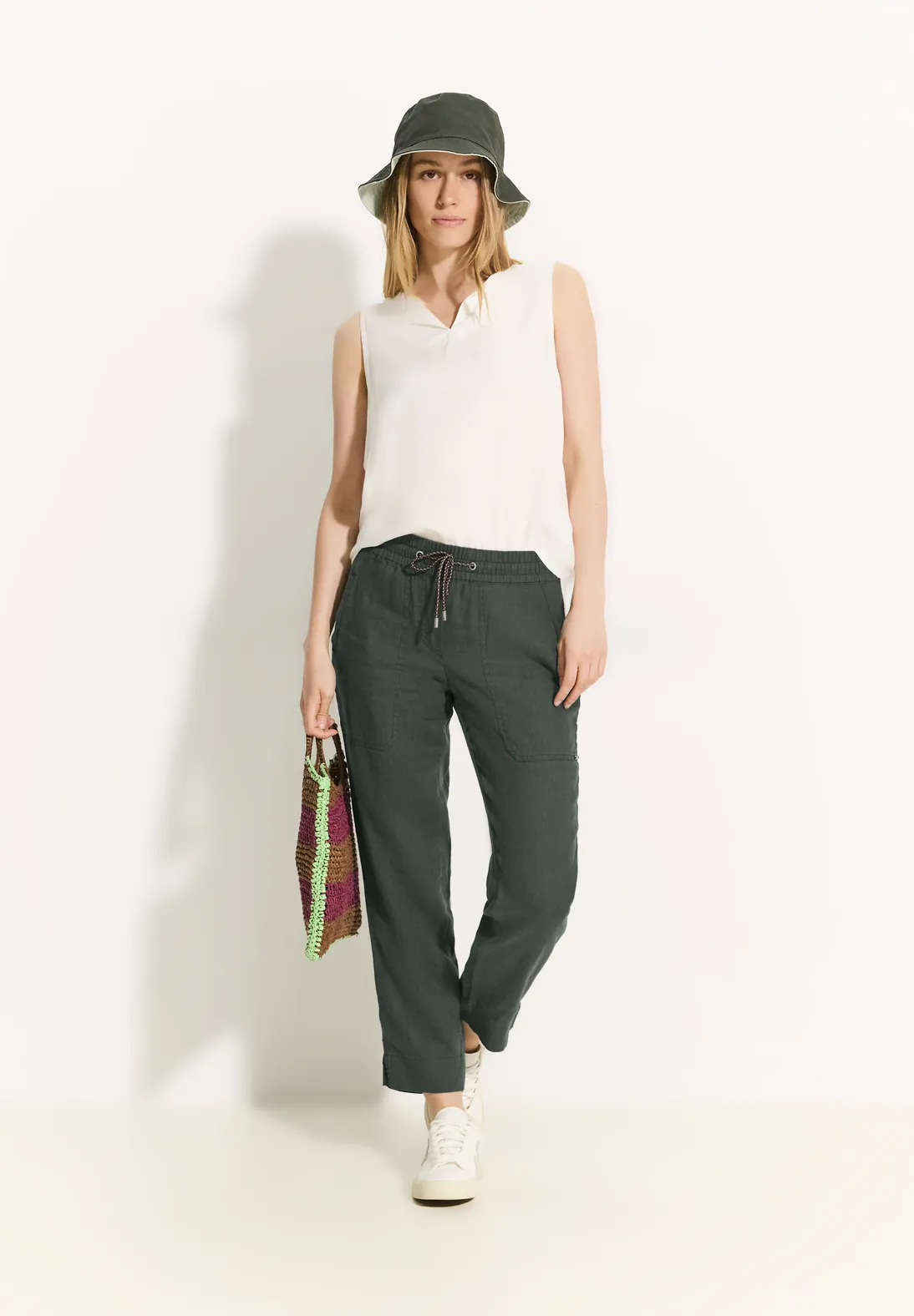 Nohavice khaki Cecil