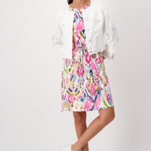 Šaty ružová-vzor Monari