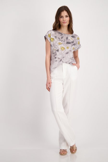 Tričko sivá-vzor Monari