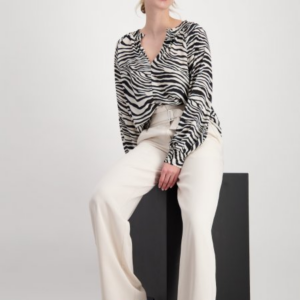 Blúzka čierno-biela Monari