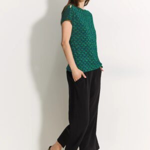 Tričko zelená-vzor Cecil