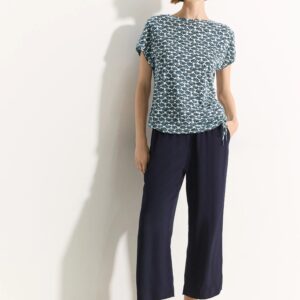 Tričko tm.modrá-vzor Cecil