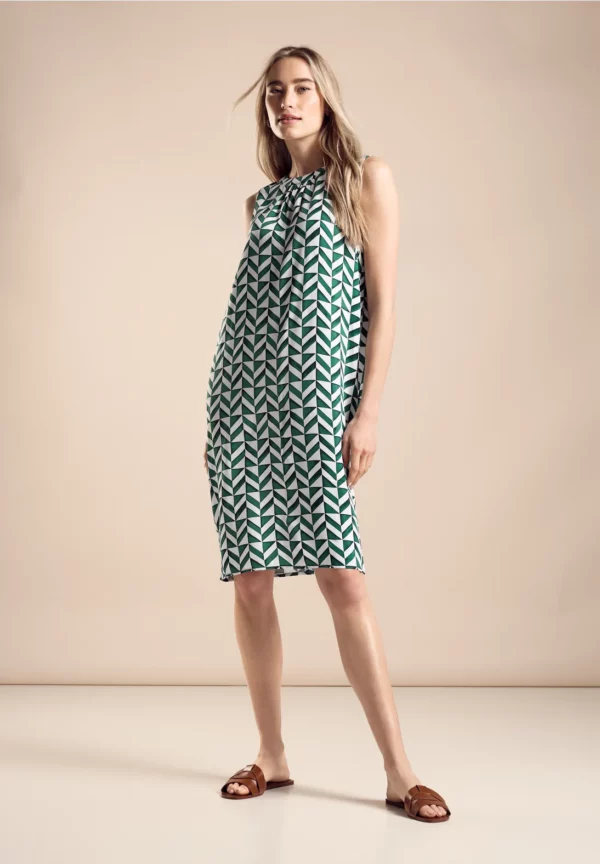 Šaty zelená-vzor Street One