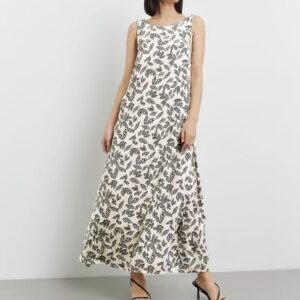 Šaty biela-vzor Taifun