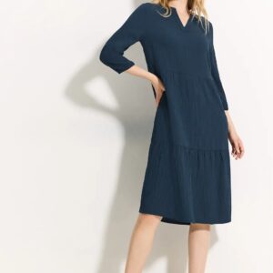 Šaty petrolej  Cecil